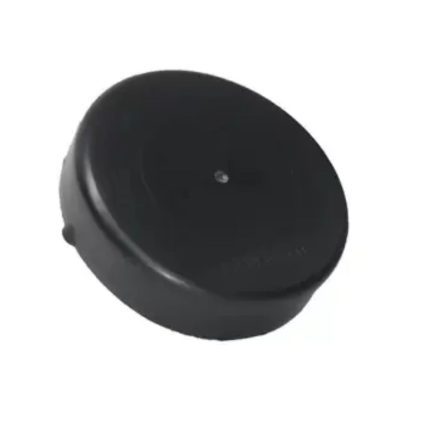 Tampa eixo central fechada para betoneira. Peça original, resistente e ideal para proteger o eixo e prolongar a vida útil do equipamento.