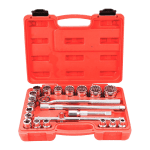 O Jogo de Soquete Estriado 1/2" 8-32mm com 22 peças da NOLL é ideal para quem precisa de desempenho e praticidade em serviços mecânicos, automotivos e industriais.