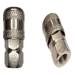 Engate Rápido com Rolete de 1/4 Fêmea Lubefer para compressores e linhas de ar comprimido.