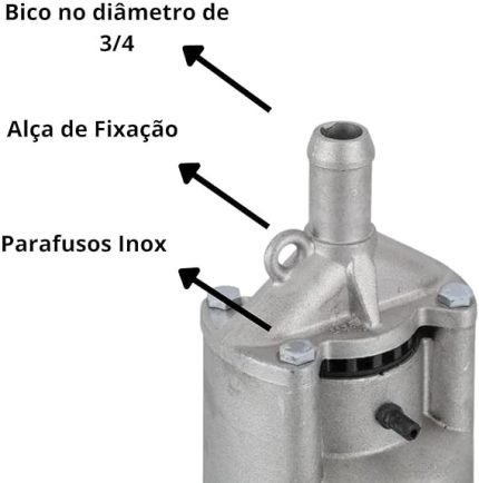 Bomba Submersa 750 fire saída 3/4 220V- RAYMA