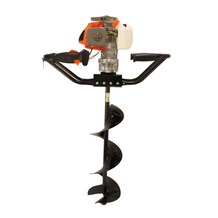 Perfurador de Solo 2T 63cc 3,0HP com Broca 80x20cm VPS630P Vulcan Trent: potência e resistência para perfurações agrícolas, cercas e paisagismo.