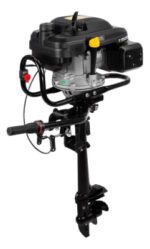 Com tecnologia de quatro tempos, esse motor entrega uma navegação mais silenciosa e econômica, além de ser mais amigável ao meio ambiente. Sua partida manual é prática e segura, e o sistema de ignição eletrônica proporciona um funcionamento estável e eficiente mesmo em condições adversas.