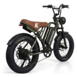 Bicicleta elétrica 750w -48v-Explorer- verde Bateria de lítio-Konnan.