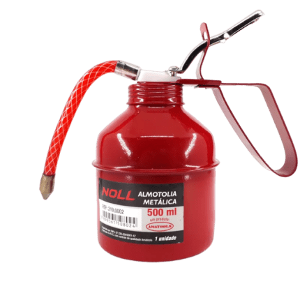 A Almotolia 500ml da Noll entrega desempenho profissional em uma estrutura resistente, ergonômica e fácil de usa