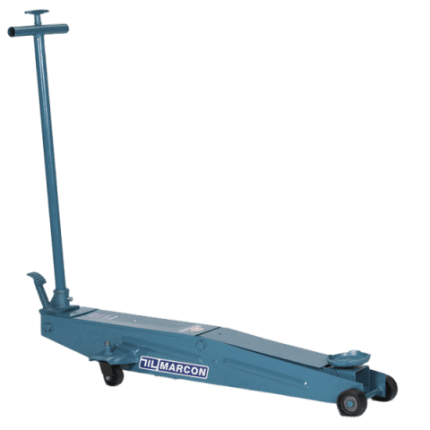 Macaco Jacaré Longo MARCON 2T — ferramenta resistente para levantar veículos com segurança e alcance estendido.