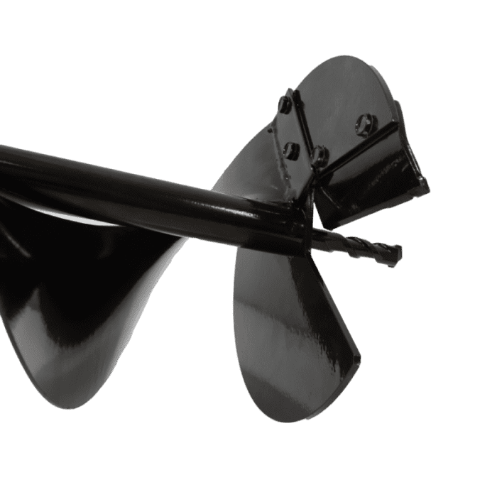 Broca 80 x 20 cm com Faca Vídea para Perfurador de Solo -  Vulcan Trent - Imagem 2