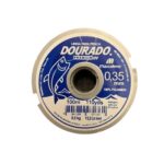 A Linha Pesca Dourado 0,35mm Branca 100m é a parceira ideal para pescadores que não abrem mão de resistência e controle