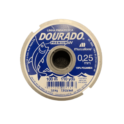 A Linha Pesca Dourado 0,25mm Branca 100m é a escolha ideal para quem busca durabilidade, eficiência e alta performance em diversas situações de pesca.