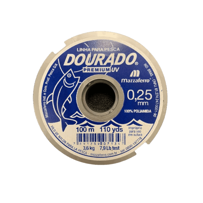 A Linha Pesca Dourado 0,25mm Branca 100m é a escolha ideal para quem busca durabilidade, eficiência e alta performance em diversas situações de pesca.