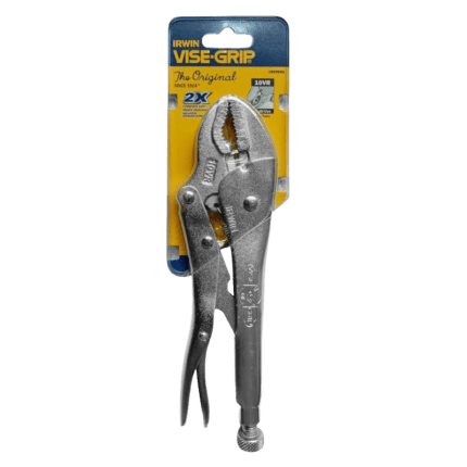 O Alicate Pressão Reto/Curvo 10" - Vise Grip é uma ferramenta essencial para profissionais que buscam firmeza e controle em trabalho