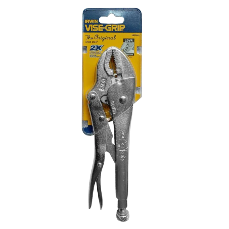 O Alicate Pressão Reto/Curvo 10" - Vise Grip é uma ferramenta essencial para profissionais que buscam firmeza e controle em trabalho