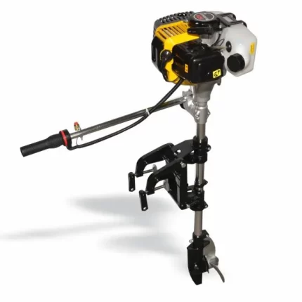 Motor de popa BFG 52CC 2T com alta potência e fácil manuseio. Ideal para pequenas embarcações, garantindo desempenho e economia.