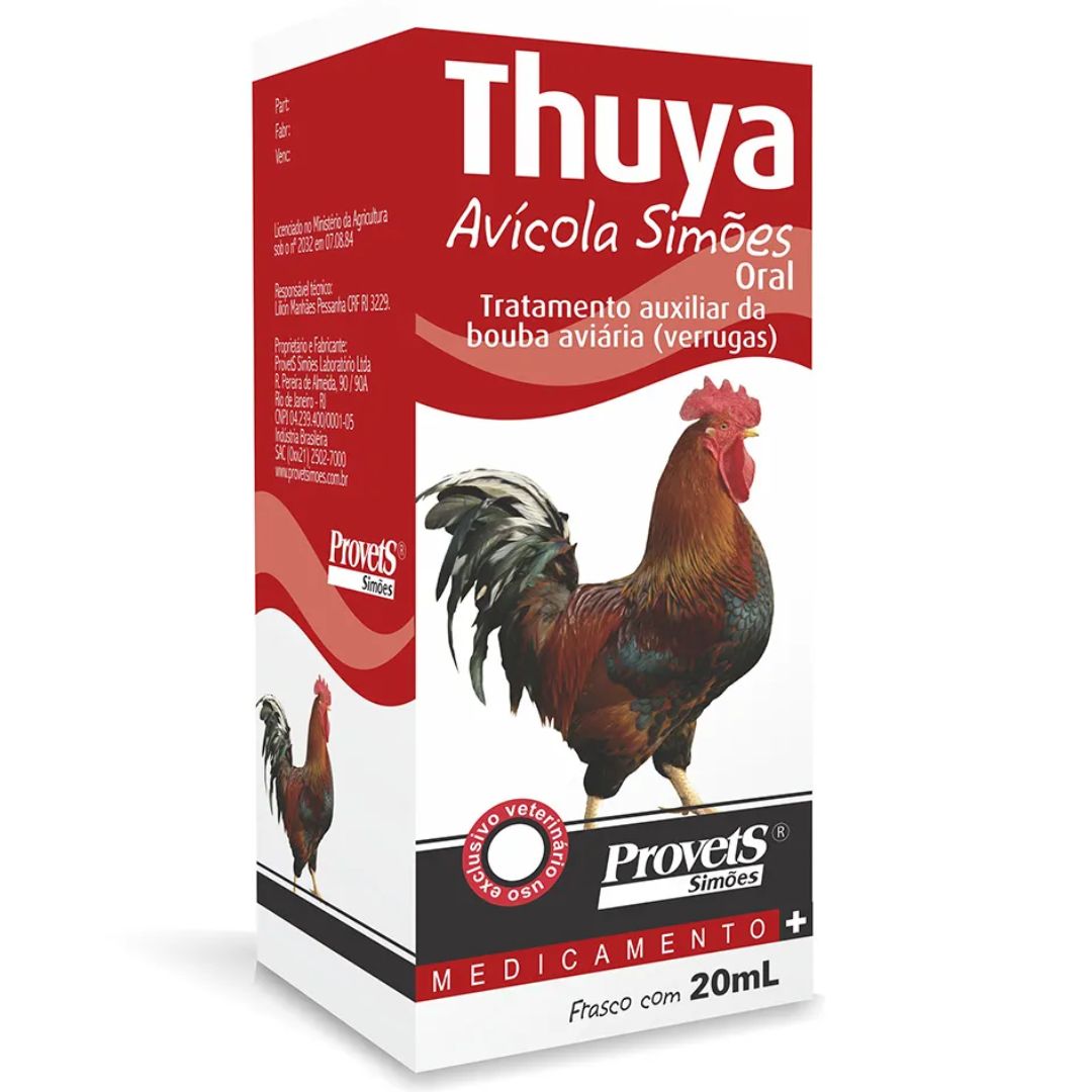 Thuya Avícola Simões Oral - 20ml