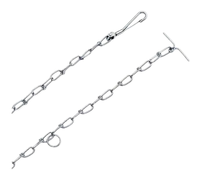 Corrente para cachorro zincada1,5M 1,2MM -ELOFORT